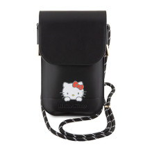 Hello Kitty Leather Daydreaming Cord krepšys - juodas