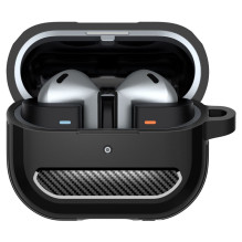 „Spigen Rugged Armor“ Samsung Galaxy Buds 3/3 Pro dėklas – juodas