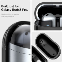 Spigen Rugged Armor Samsung Galaxy Buds 3 / 3 Pro Case - Black Spigen Rugged Armor Samsung Galaxy Buds 3 / 3 Pro Case - Black