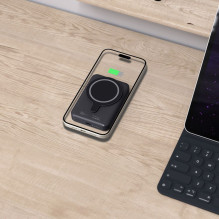 Tech-Protect LifeMag PB11 Powerbank su MagSafe 10000mAh 15W USB-C prievadu - juodas + USB-C laidas