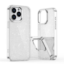 Glitter Case iPhone 16 - skaidrus su blizgučiais