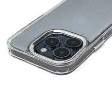 Glitter Case iPhone 16 - skaidrus su blizgučiais
