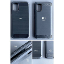 Tech-Protect TPUCarbon case for Samsung Galaxy XCover 7 - black Tech-Protect TPUCarbon case for Samsung Galaxy XCover 7 - black