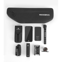 Rockbros AS-043 dviračio krepšys su Velcro 3l - juodas