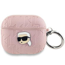 Karl Lagerfeld Monogram Karl Head dėklas, skirtas AirPods 3 – rožinis Karl Lagerfeld Monogram Karl Head dėklas, skirtas AirPods 3 – rožinis