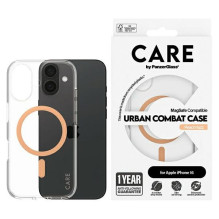 CARE by PanzerGlass Flagship Case iPhone 16 6.1" peach / peachy MagSafe 1373