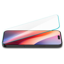 Spigen Glas.tR Plonas grūdintas stiklas, skirtas iPhone 15/16