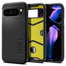 Spigen Tough Armor Case, skirtas Google Pixel 9 Pro XL – juodas