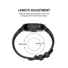 Tech-Protect Smooth Strap for Garmin Fenix 3 / 5X / 3HR / 5X Plus / 6X / 6X Pro / 7X - Black