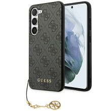 Guess 4G Charms Collection case for Samsung Galaxy A35 - black Guess 4G Charms Collection case for Samsung Galaxy A35 - black