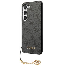 Guess 4G Charms Collection case for Samsung Galaxy A35 - black Guess 4G Charms Collection case for Samsung Galaxy A35 - black