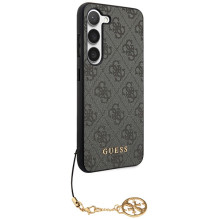 Guess 4G Charms Collection case for Samsung Galaxy A35 - black Guess 4G Charms Collection case for Samsung Galaxy A35 - black