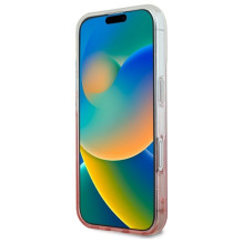 Guess IML Glitter Gradient MagSafe iPhone 16 dėklas – rožinis