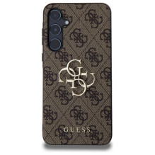 Guess 4G Big Metal Logo dėklas, skirtas Samsung Galaxy A55 - rudas Guess 4G Big Metal Logo dėklas, skirtas Samsung Galaxy A55 - rudas
