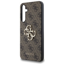 Guess 4G Big Metal Logo dėklas, skirtas Samsung Galaxy A55 - rudas Guess 4G Big Metal Logo dėklas, skirtas Samsung Galaxy A55 - rudas