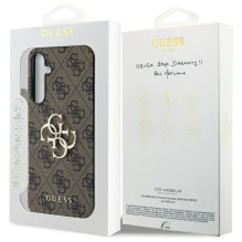 Guess 4G Big Metal Logo dėklas, skirtas Samsung Galaxy A55 - rudas Guess 4G Big Metal Logo dėklas, skirtas Samsung Galaxy A55 - rudas
