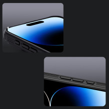 Nillkin CamShield Pro dėklas, skirtas iPhone 16 Pro Max su fotoaparato dangteliu – juodas