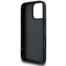 DKNY Quilted Stack Logo iPhone 16 Pro dėklas – juodas