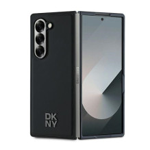 DKNY Magsafe paprastos odos metalinis dėklas su logotipu, skirtas Samsung Galaxy Z Fold 6 – juodas DKNY Magsafe paprastos odos metalinis dėklas su logotipu, skirtas Samsung Galaxy Z Fold 6 – juodas
