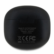 DKNY TWS BT Satiny Finish ausinės – juodos