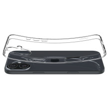 „Spigen“ skystųjų kristalų „iPhone 16 Plus“ dėklas – skaidrus