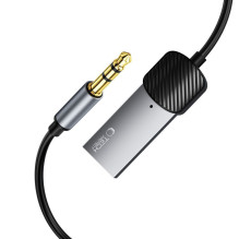 Tech-Protect UltraBoost garso adapterio mini lizdas 3,5 mm (vyriškas) / Bluetooth - pilka