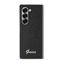 Guess 4G Glitter Script dėklas, skirtas Samsung Galaxy Z Fold 6 – juodas Guess 4G Glitter Script dėklas, skirtas Samsung Galaxy Z Fold 6 – juodas