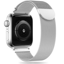 Tech-Protect MilaneseBand for Apple Watch 4 / 5 / 6 / 7 / 8 / 9 / SE / Ultra 1 / 2 (42 / 44 / 45 / 49 mm) - Silver Tech-Protect MilaneseBand for Apple Watch 4 / 5 / 6 / 7 / 8 / 9 / SE / Ultra 1 / 2 (42 / 44 / 45 / 49 mm) - Silver