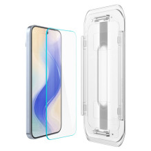„Spigen Glas.tR EZ Fit“ grūdinto stiklo apsauginis stiklas su aplikatoriumi, skirtas „Google Pixel 10 / 10 Pro / 9 / 9 P
