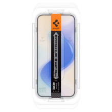 „Spigen Glas.tR EZ Fit“ grūdinto stiklo apsauginis stiklas su aplikatoriumi, skirtas „Google Pixel 10 / 10 Pro / 9 / 9 P