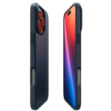 Spigen Thin Fit MagSafe dėklas, skirtas iPhone 16 Pro Max – tamsiai pilkas