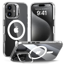 Tech-Protect MagStand MagSafe iPhone 16 dėklas – skaidrus