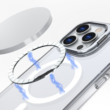 Tech-Protect MagStand MagSafe iPhone 16 dėklas – skaidrus