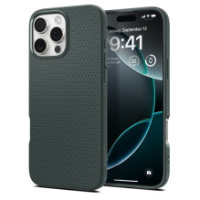 „Spigen“ skystas oro dėklas, skirtas iPhone 16 Pro Max – žalias