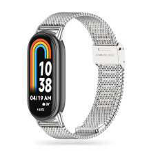 Tech-Protect MilaneseBand Strap for Xiaomi Smart Band 8 / 8 NFC - Silver Tech-Protect MilaneseBand Strap for Xiaomi Smart Band 8 / 8 NFC - Silver