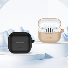 Tech-Protect silikoninis kabliuko dėklas, skirtas Samsung Galaxy Buds 3/3 Pro – rudas
