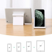 Tech-Protect Z1 Universalus išmaniojo telefono / planšetinio kompiuterio stovas - baltas Tech-Protect Z1 Universalus išmaniojo telefono / planšetinio kompiuterio stovas - baltas