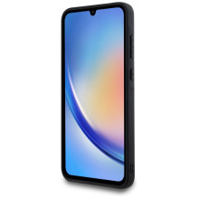 Karl Lagerfeld Saffiano KarlChoupette Pin dėklas Samsung Galaxy A35 - juodas Karl Lagerfeld Saffiano KarlChoupette Pin dėklas Samsung Galaxy A35 - juodas