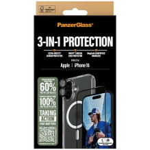 PanzerGlass Bundle 3in1 iPhone 16 6.1" D3O Hardcase + Screen Protector UWF+ Lens B1291+2861+1283