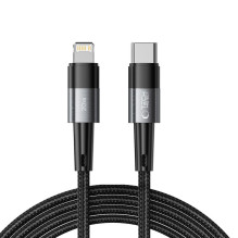 Tech-Protect UltraBoost Lightning / USB-C PD 20W 3A 2m laidas - pilkas