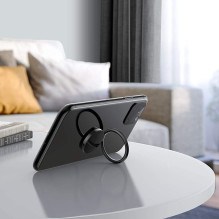 Tech-Protect Magnetic Phone Ring holder / ring with stand function - black Tech-Protect Magnetic Phone Ring holder / ring with stand function - black