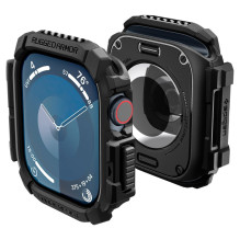 „Spigen“ tvirtas šarvų dėklas, skirtas „Apple Watch 10“ (42 mm) – juodas