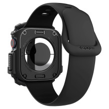 „Spigen“ tvirtas šarvų dėklas, skirtas „Apple Watch 10“ (42 mm) – juodas