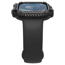 „Spigen“ tvirtas šarvų dėklas, skirtas „Apple Watch 10“ (42 mm) – juodas