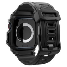 Spigen Rugged Armor Pro Apple Watch 10 (42 mm) dirželio dėklas – juodas Spigen Rugged Armor Pro Apple Watch 10 (42 mm) dirželio dėklas – juodas