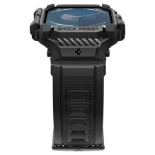 Spigen Rugged Armor Pro Apple Watch 10 (42 mm) dirželio dėklas – juodas Spigen Rugged Armor Pro Apple Watch 10 (42 mm) dirželio dėklas – juodas