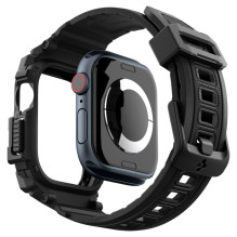 Spigen Rugged Armor Pro Apple Watch 10 (42 mm) dirželio dėklas – juodas Spigen Rugged Armor Pro Apple Watch 10 (42 mm) dirželio dėklas – juodas