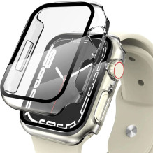 Tech-Protect Defense360 dėklas, skirtas Apple Watch 7/8/9 (45 mm) – skaidrus Tech-Protect Defense360 dėklas, skirtas Apple Watch 7/8/9 (45 mm) – skaidrus