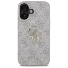 Guess 4G Big Logo Case for iPhone 16 - Pink