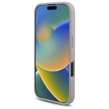 „Guess 4G“ didelio logotipo dėklas, skirtas „iPhone 16“ – rožinis